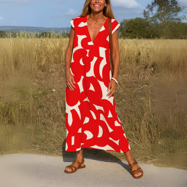 Tatiana™ | Vestido Maxi con Detalle de Corte