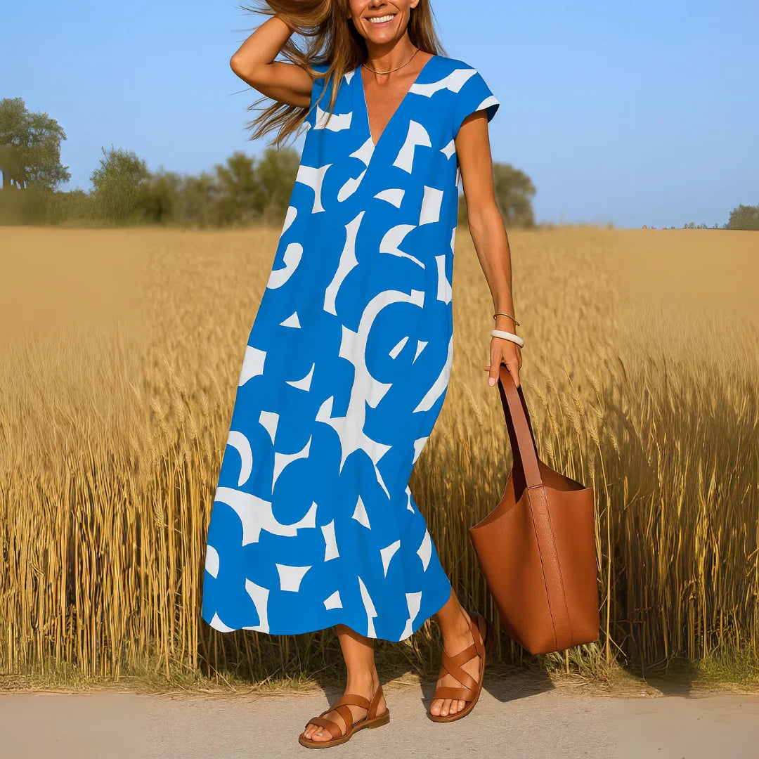 Tatiana™ | Vestido Maxi con Detalle de Corte