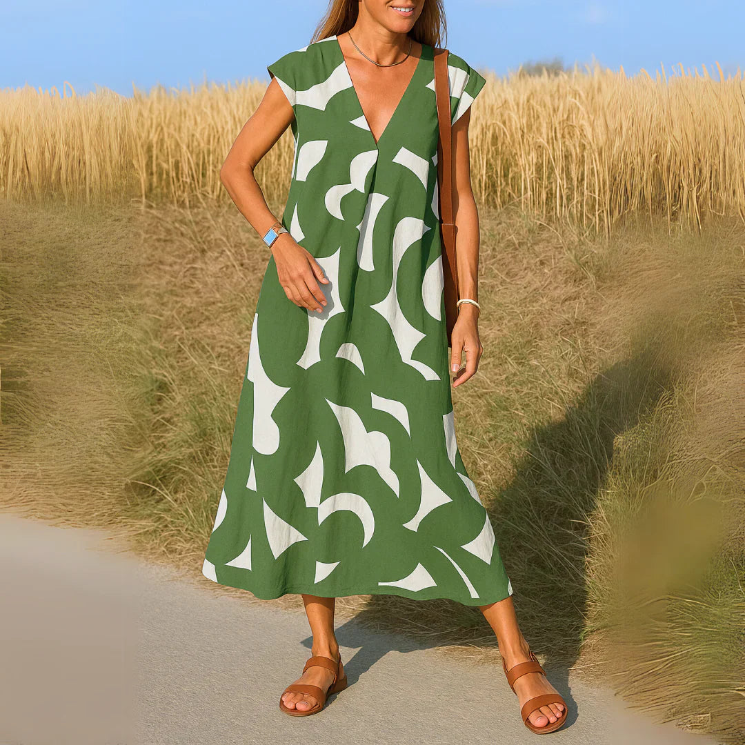 Tatiana™ | Vestido Maxi con Detalle de Corte