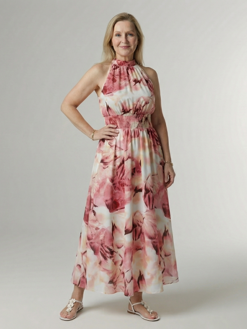 Martina | Vestido midi halter