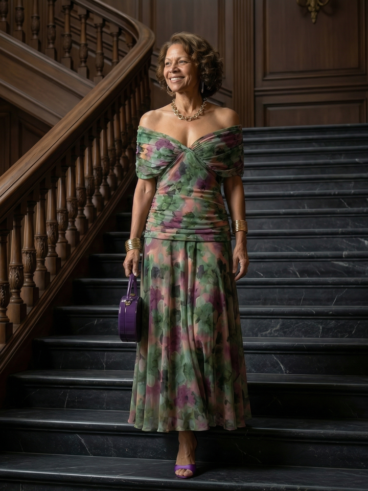 Juanita | Vestido midi de estilo "gitana"