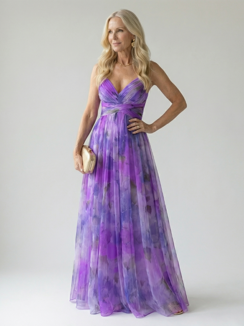 Irene | Vestido maxi cruzado