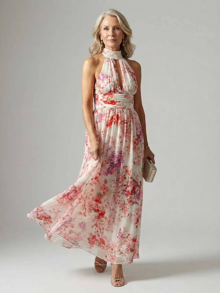 Violeta | Vestido maxi vaporoso