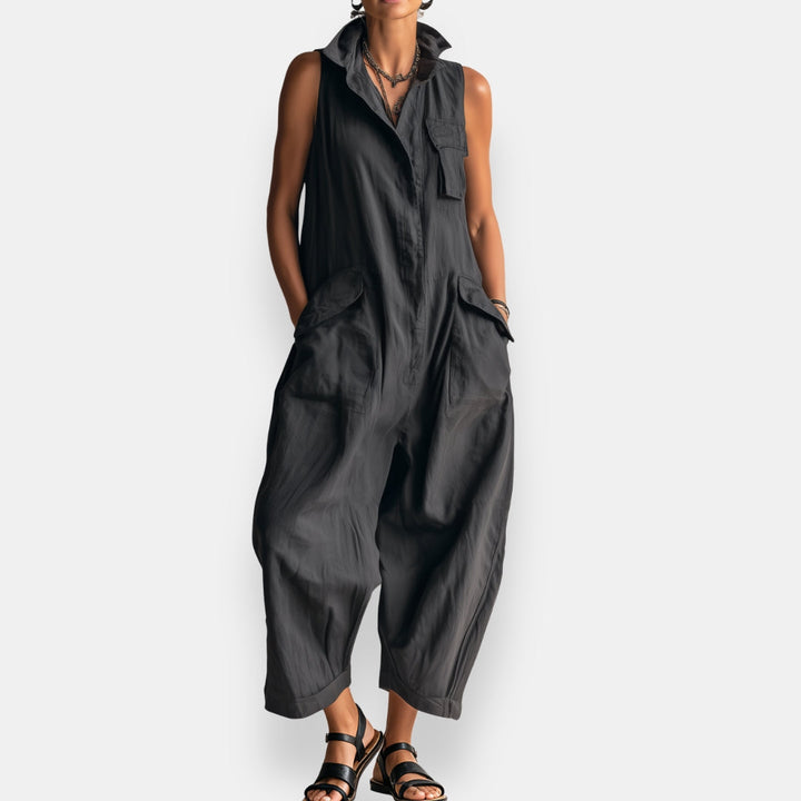 Geraldine - Mono oversize sin mangas - Negro
