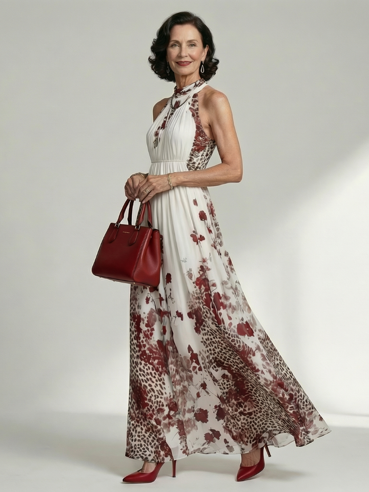 Graciela | Vestido maxi plisado