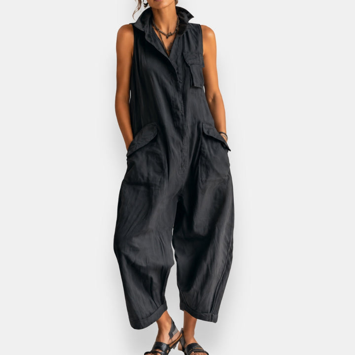 Geraldine - Mono oversize sin mangas - Detalle