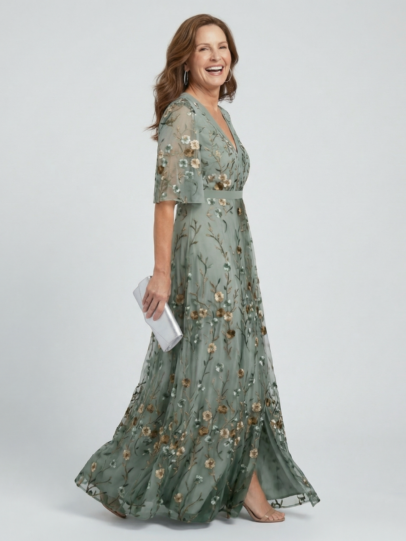 Ana | Vestido maxi halter floral