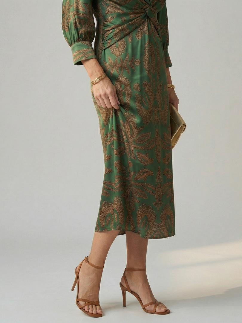 Alicia | Vestido midi cruzado