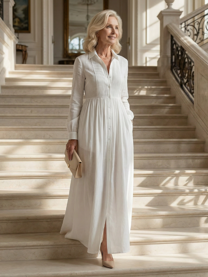 Inés | Vestido maxi vaporoso