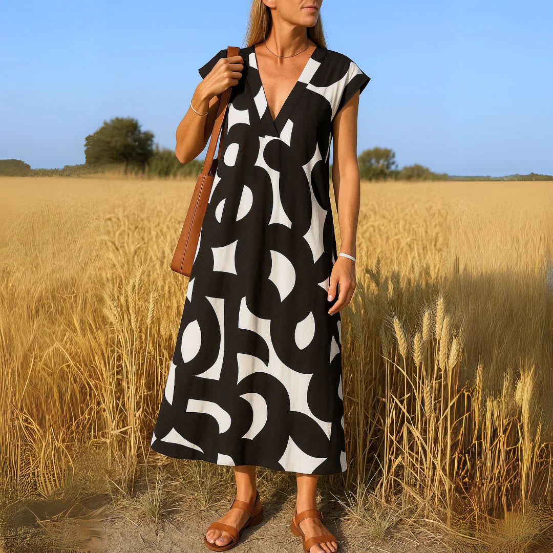 Tatiana™ | Vestido Maxi con Detalle de Corte