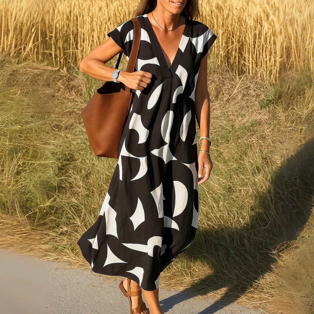 Tatiana™ | Vestido Maxi con Detalle de Corte