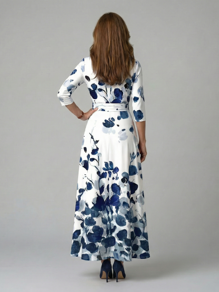 Juana | Vestido midi con escote cruzado