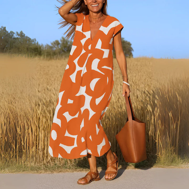 Tatiana™ | Vestido Maxi con Detalle de Corte
