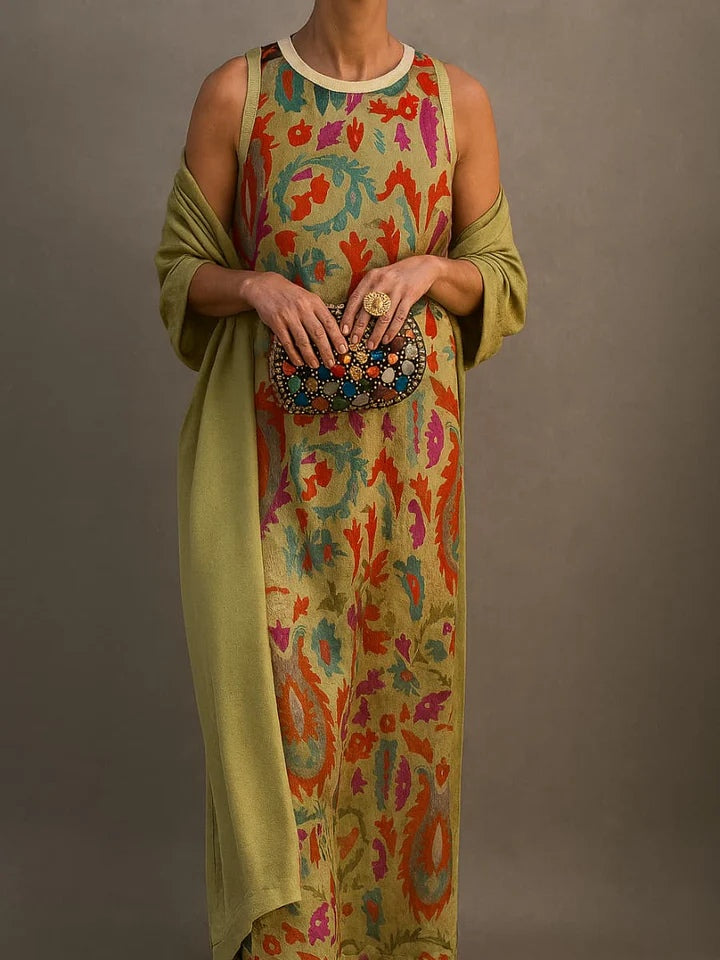Celeste - Vestido Cape