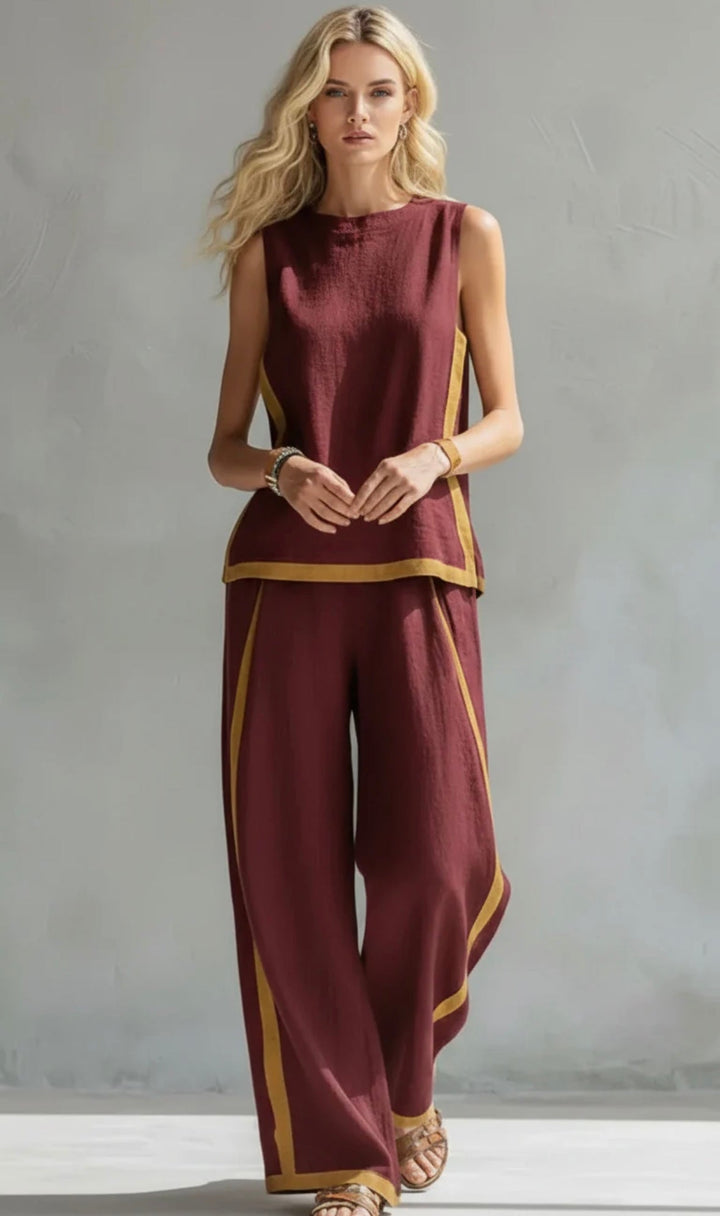 Leila | Conjunto elegante de dos piezas