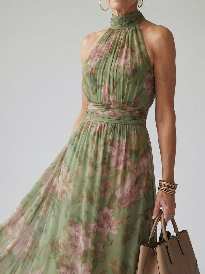 Mirella | Vestido midi halter