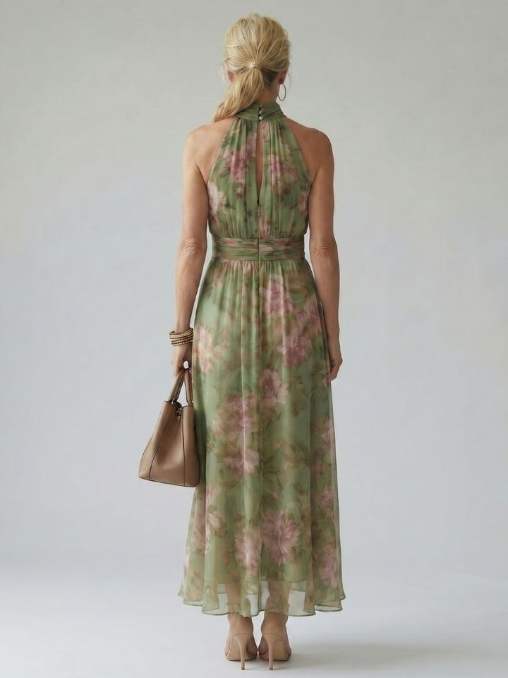 Mirella | Vestido midi halter