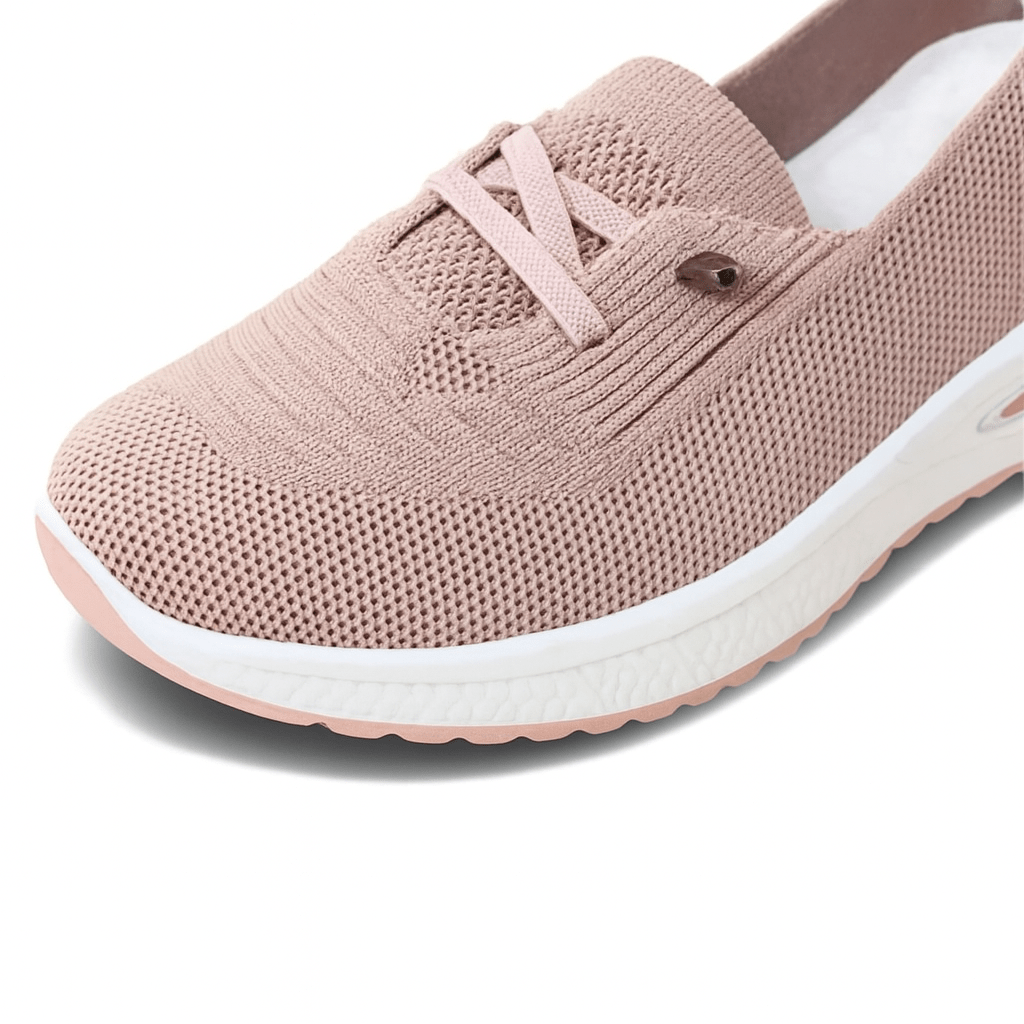 Zapatillas Livianas para Damas con Cordones Elásticos, Ajuste Cómodo y Suela Flexible