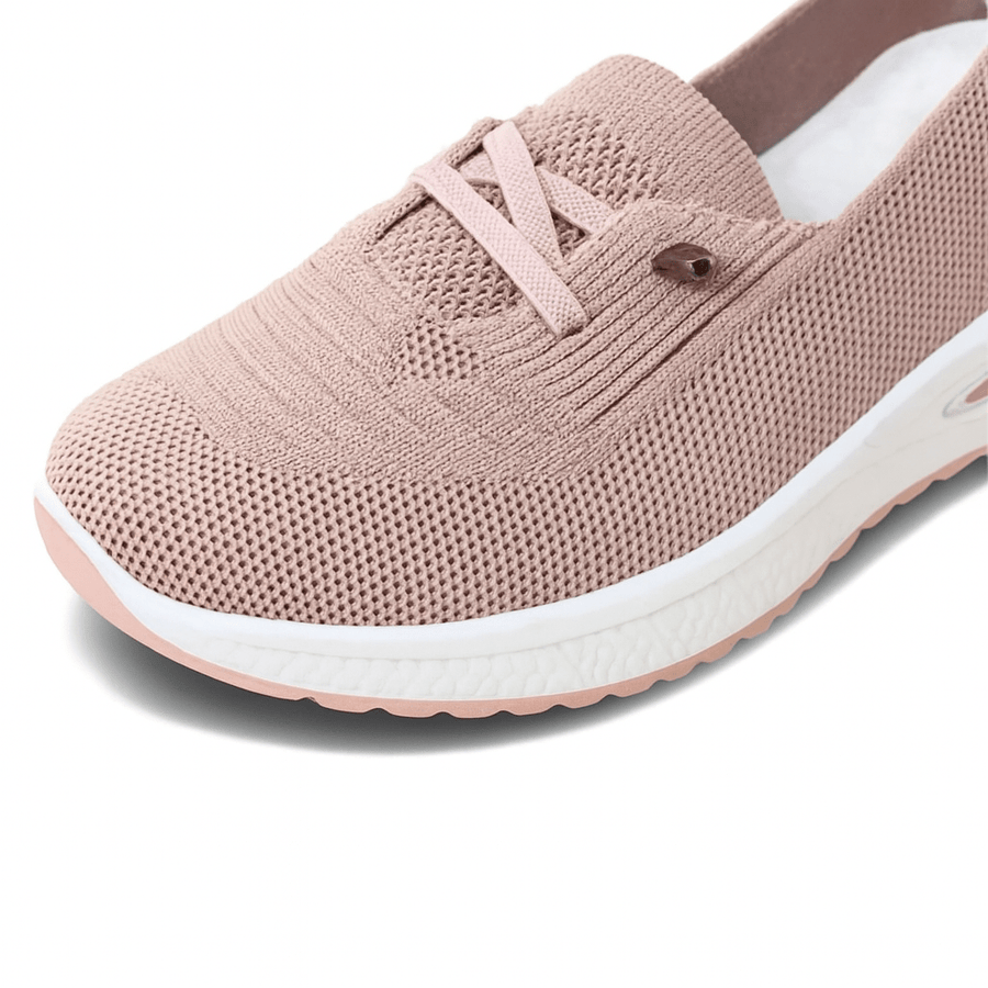 Zapatillas Livianas para Damas con Cordones Elásticos, Ajuste Cómodo y Suela Flexible