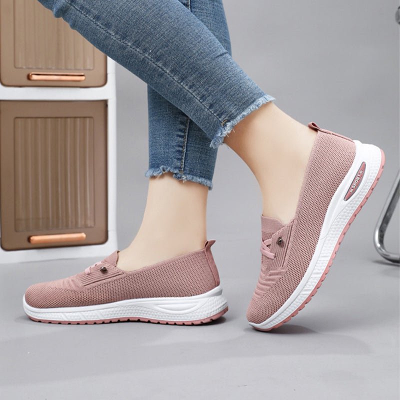 Zapatillas Livianas para Damas con Cordones Elásticos, Ajuste Cómodo y Suela Flexible