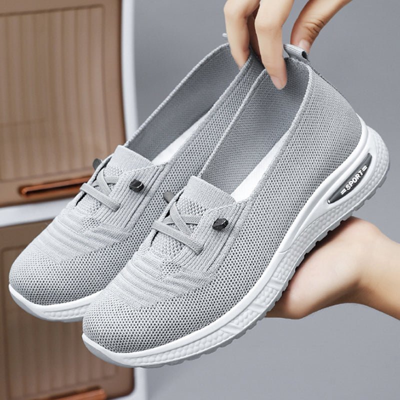 Zapatillas Livianas para Damas con Cordones Elásticos, Ajuste Cómodo y Suela Flexible