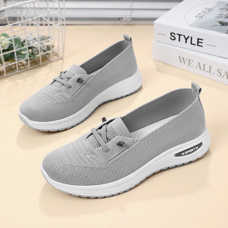 Zapatillas Livianas para Damas con Cordones Elásticos, Ajuste Cómodo y Suela Flexible