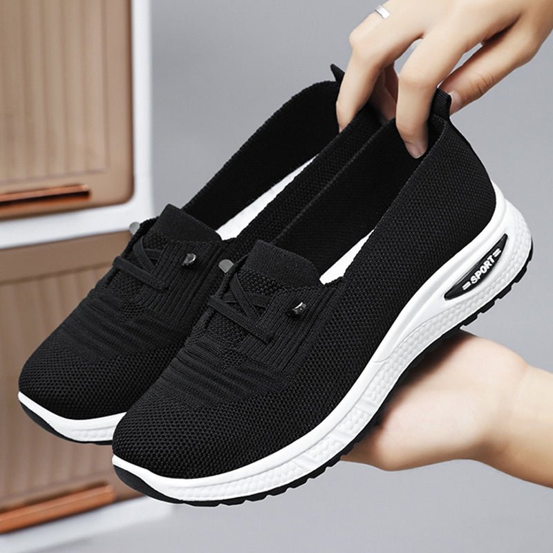 Zapatillas Livianas para Damas con Cordones Elásticos, Ajuste Cómodo y Suela Flexible