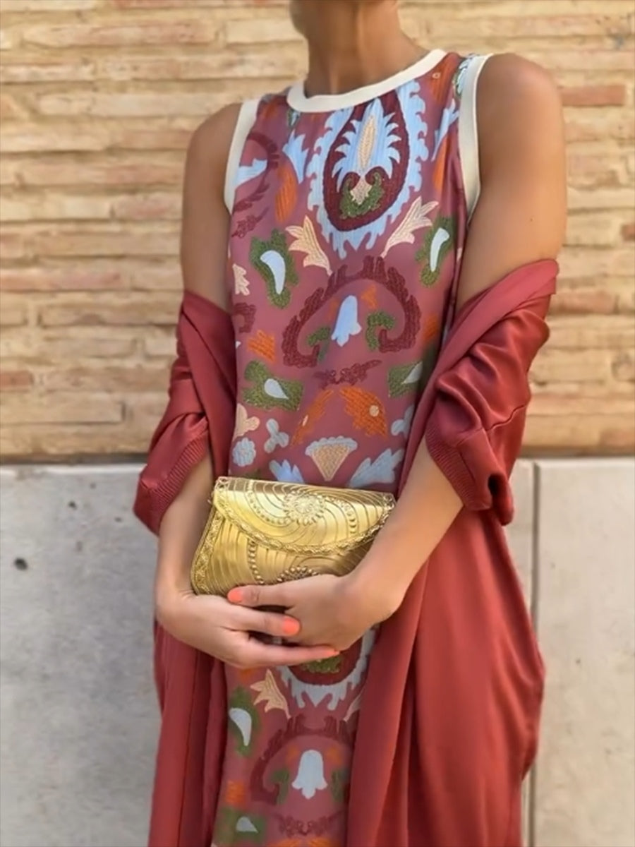 Celeste - Vestido Cape
