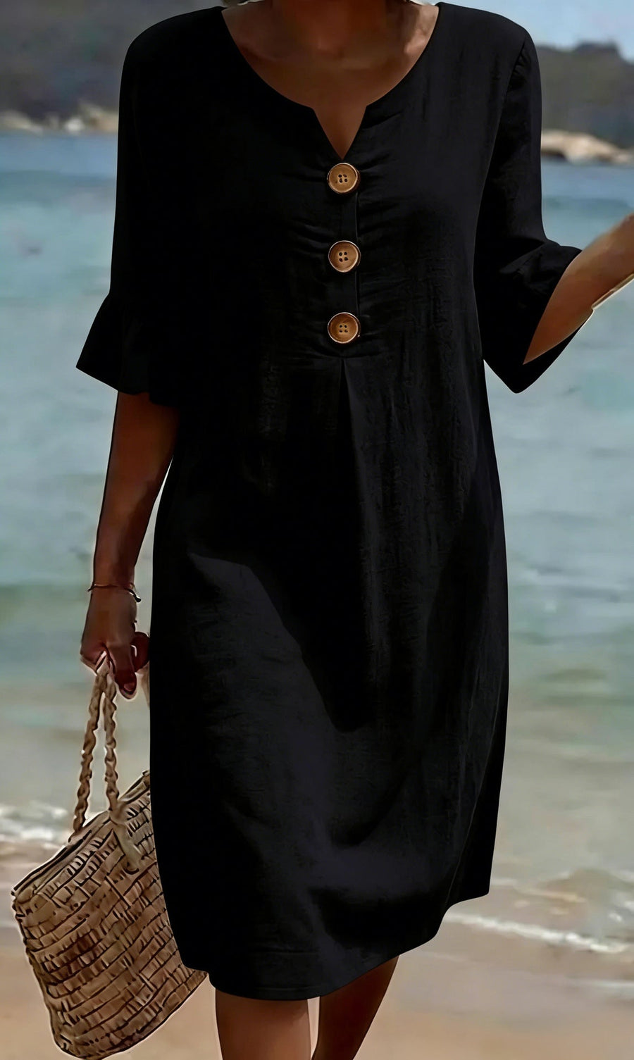 Vestido informal de mujer.