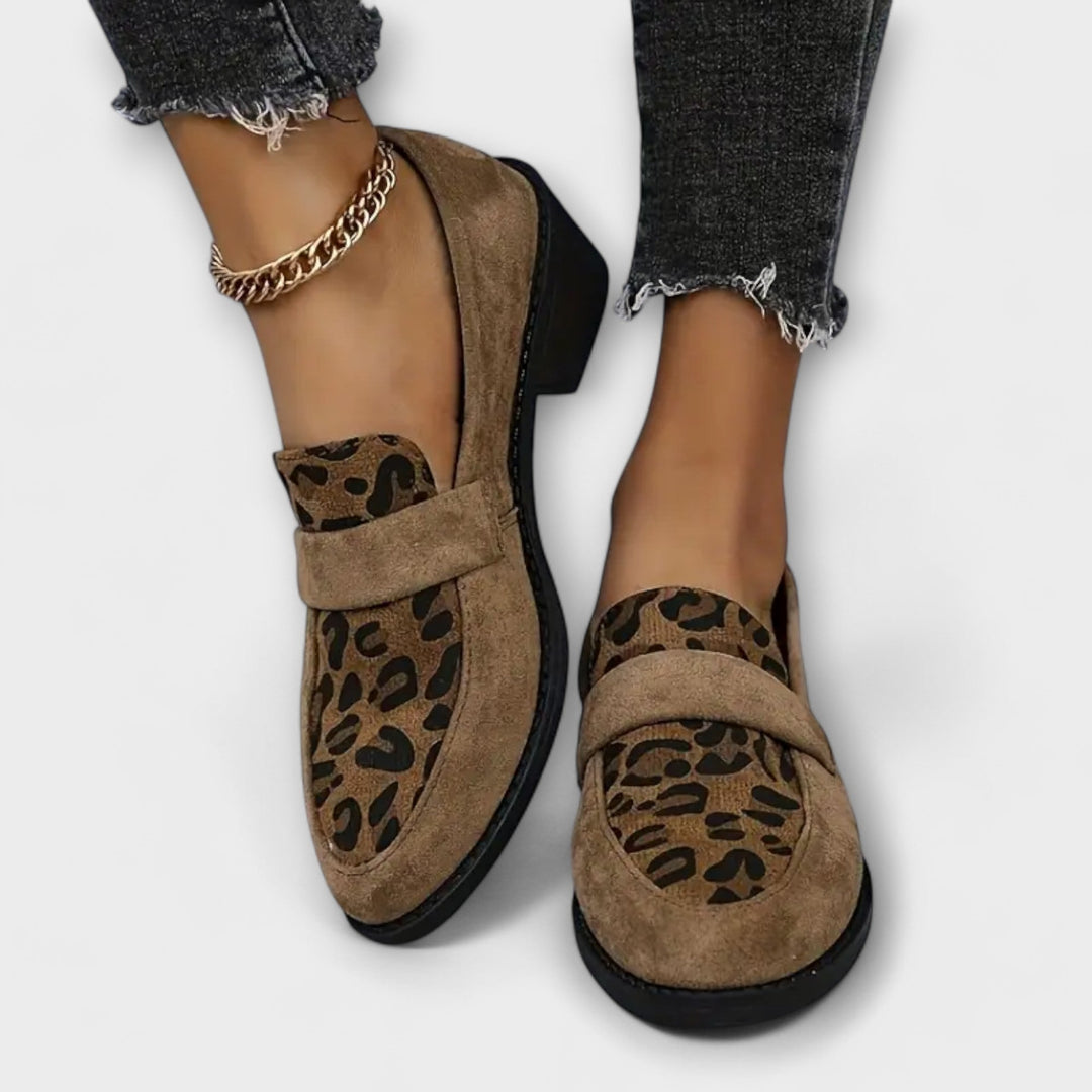 Aurora | Zapatos elegantes de mujer en estampado de leopardo