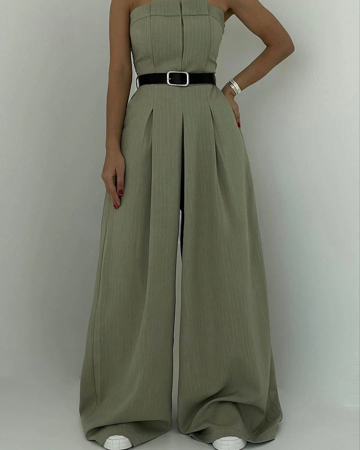 Paola™ | Conjunto femenino de top bustier y americana – Elegancia y estilo actual