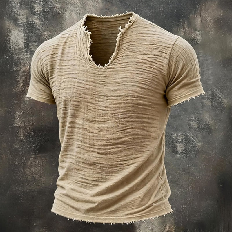Bruno | Camiseta Vintage con escote en V