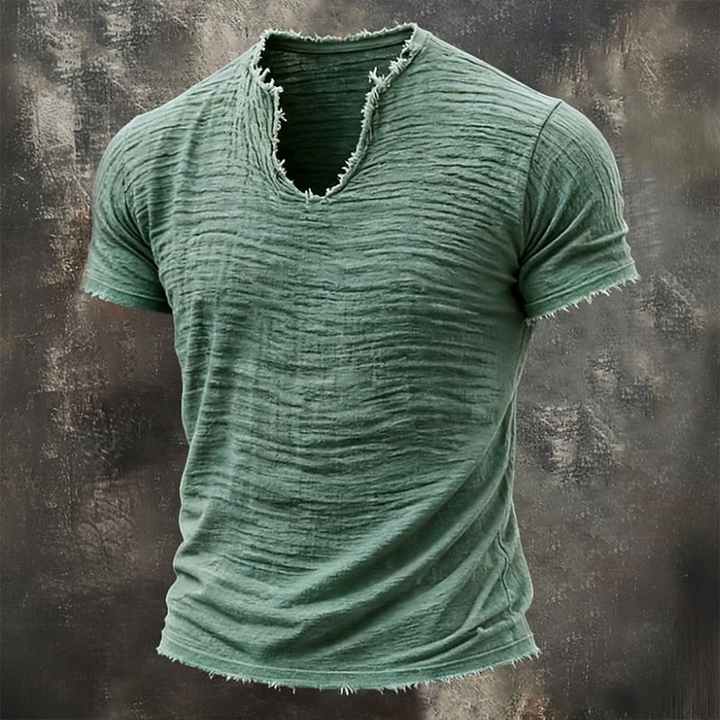 Bruno | Camiseta Vintage con escote en V