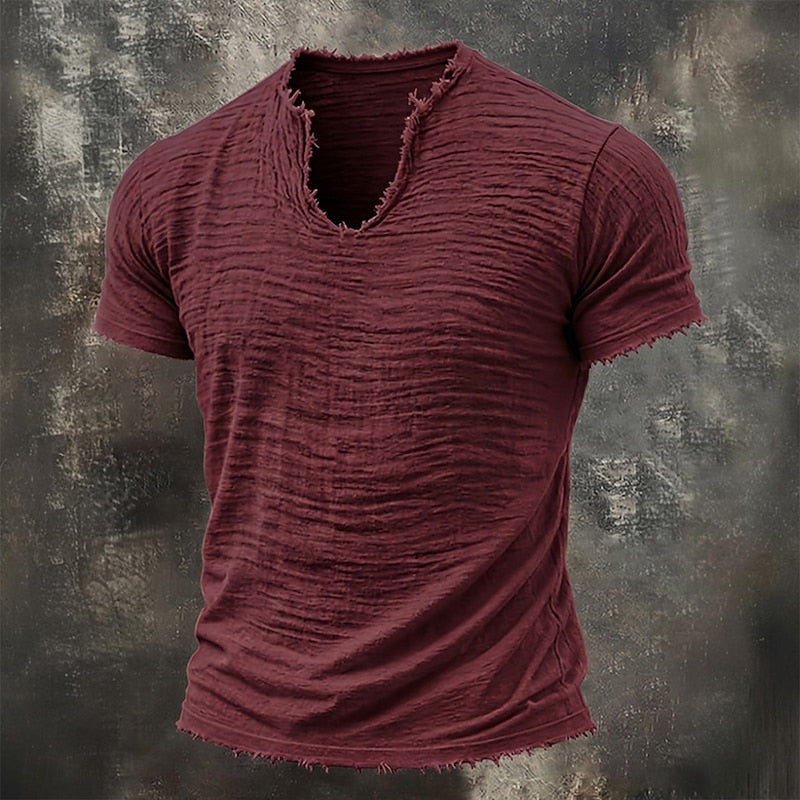 Bruno | Camiseta Vintage con escote en V