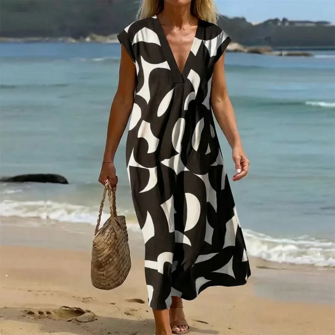 Tatiana™ | Vestido Maxi con Detalle de Corte