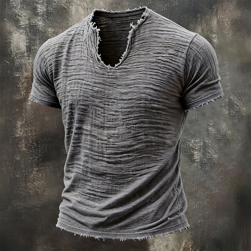 Bruno | Camiseta Vintage con escote en V
